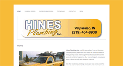 Desktop Screenshot of hinesplumbing.com