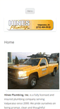 Mobile Screenshot of hinesplumbing.com